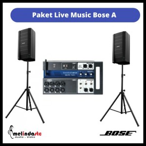 Paket Live Music | Auditorium | PA System | Lapangan | Speaker Bose F1 | Paket A